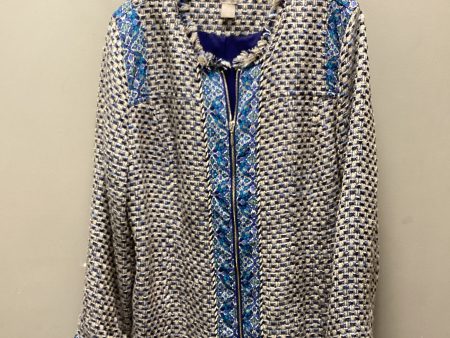 Jacket Other By Chicos In Blue, Size: Xl Supply