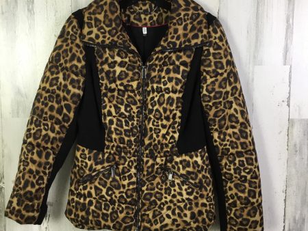 Jacket Puffer & Quilted By White House Black Market In Animal Print, Size: S For Cheap