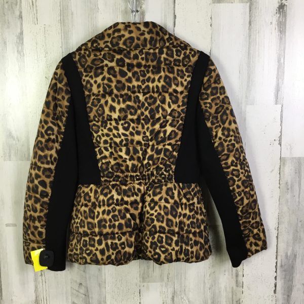 Jacket Puffer & Quilted By White House Black Market In Animal Print, Size: S For Cheap