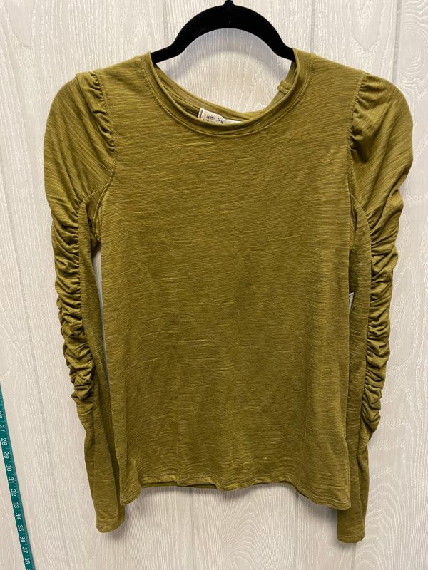 Top Long Sleeve By We The Free In Green, Size: Xs Fashion