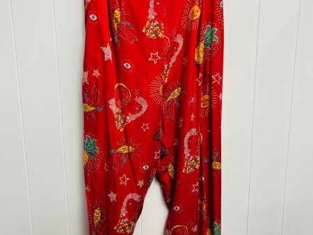 Pants Joggers By Farm Rio In Red, Size: L Online Hot Sale