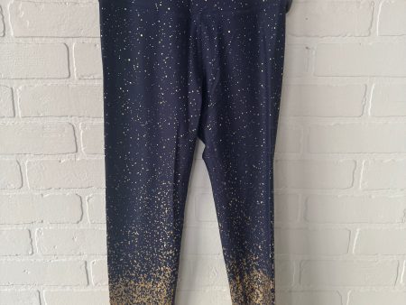 Athletic Leggings By Beyond Yoga In Blue & Gold, Size: 4 Supply