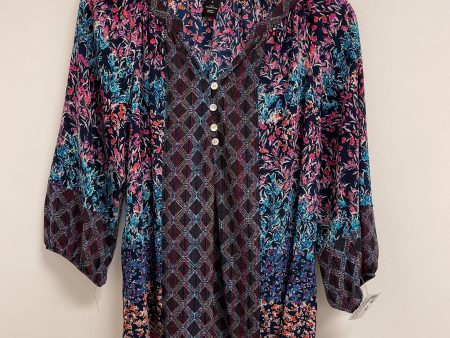 Top Long Sleeve By New Directions In Multi-colored, Size: S For Sale