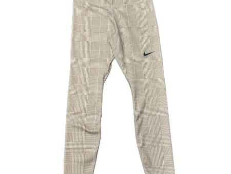 Athletic Leggings By Nike In Tan, Size: M For Cheap