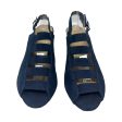 Bethel Sling Back Shoes Heels Block By Nurture In Navy, Size: 8.5 For Discount