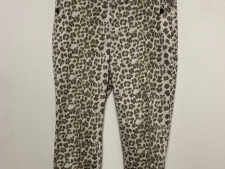 Pants Cropped By Tribal In Animal Print, Size: 10 Online