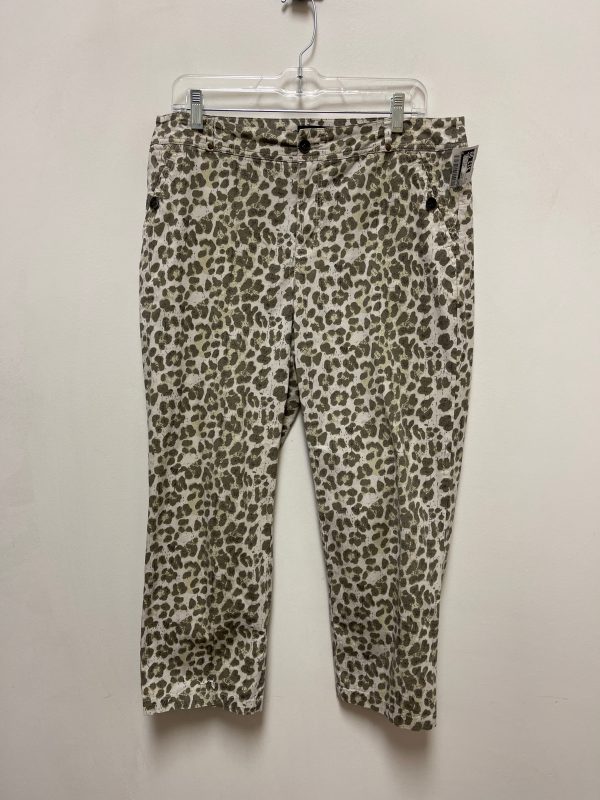 Pants Cropped By Tribal In Animal Print, Size: 10 Online