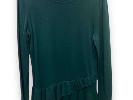 Top Long Sleeve By Isaac Mizrahi Live Qvc In Green, Size: M Online Hot Sale