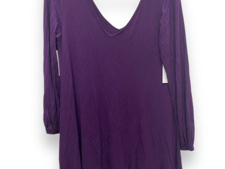 Top Long Sleeve Basic By Clothes Mentor In Purple, Size: S Sale