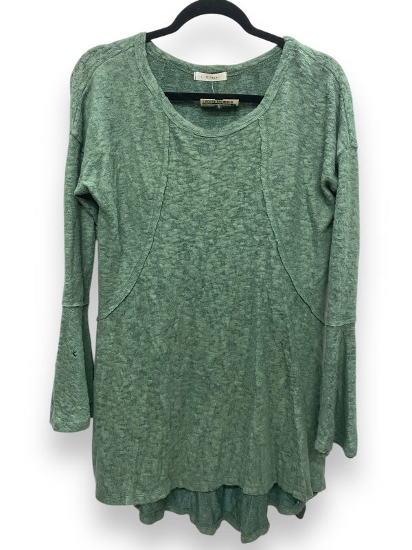 Top Long Sleeve Basic By Cherish In Green, Size: M Discount