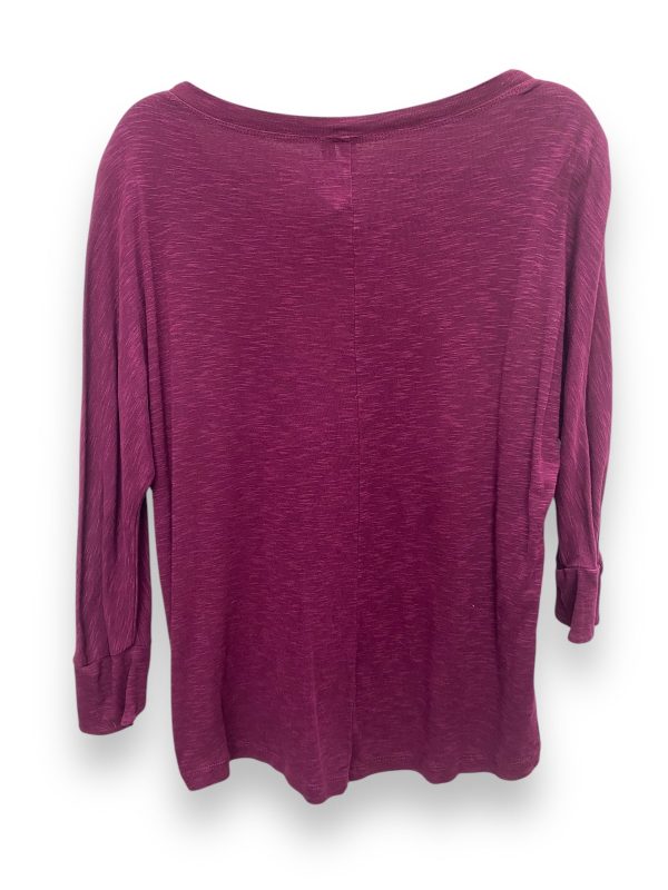 Top Long Sleeve By Cynthia Rowley In Purple, Size: S Supply