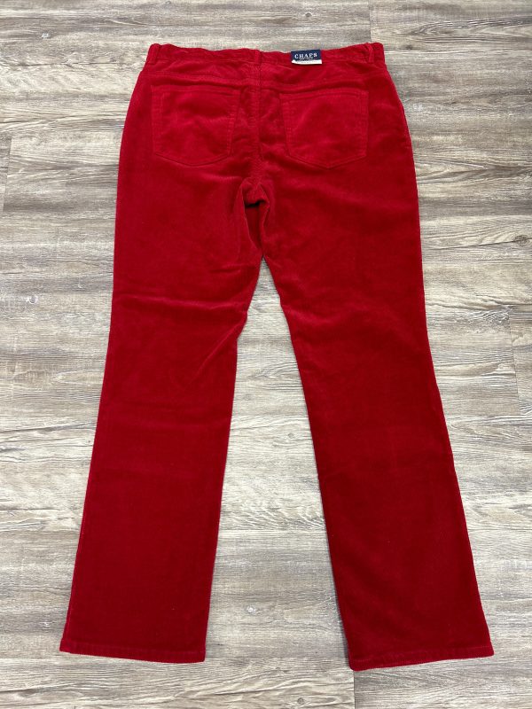 Pants Corduroy By Chaps In Red, Size: 14 Supply