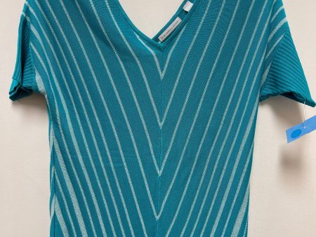 Top Short Sleeve By New York And Co In Blue, Size: Xs Online Sale