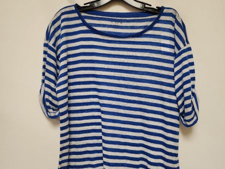 Top Short Sleeve Basic By J. Crew In Striped Pattern, Size: S For Cheap