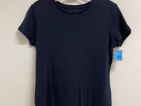 Top Short Sleeve By Talbots In Navy, Size: S Online now