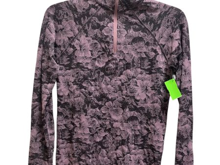 Athletic Top Long Sleeve Collar By Athleta In Purple, Size: Xs Online Sale