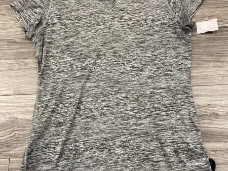 Top Short Sleeve By Eddie Bauer In Grey, Size: L Supply