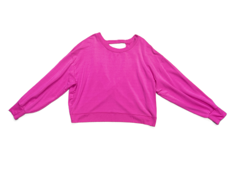 Athletic Sweatshirt Crewneck By Athleta In Pink, Size: Xl Online now