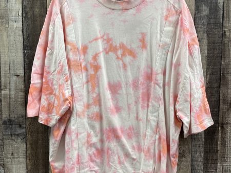 Top Short Sleeve By Asos In Tie Dye Print, Size: Xl For Sale