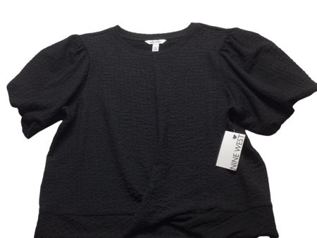 Top Short Sleeve By Nine West In Black, Size: Xl on Sale