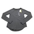 Athletic Top Long Sleeve Crewneck By All In Motion In Grey, Size: Xs Hot on Sale