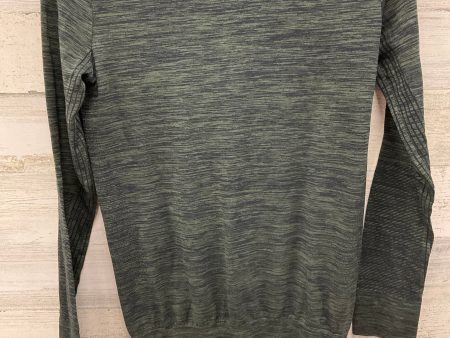 Athletic Top Long Sleeve Collar By Nike Apparel In Grey, Size: Xs For Cheap