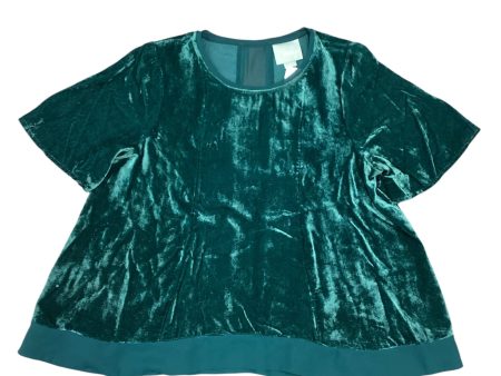 Top Short Sleeve By Maeve In Green, Size: M For Sale