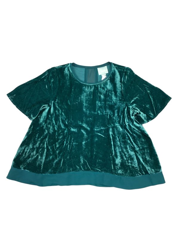 Top Short Sleeve By Maeve In Green, Size: M For Sale