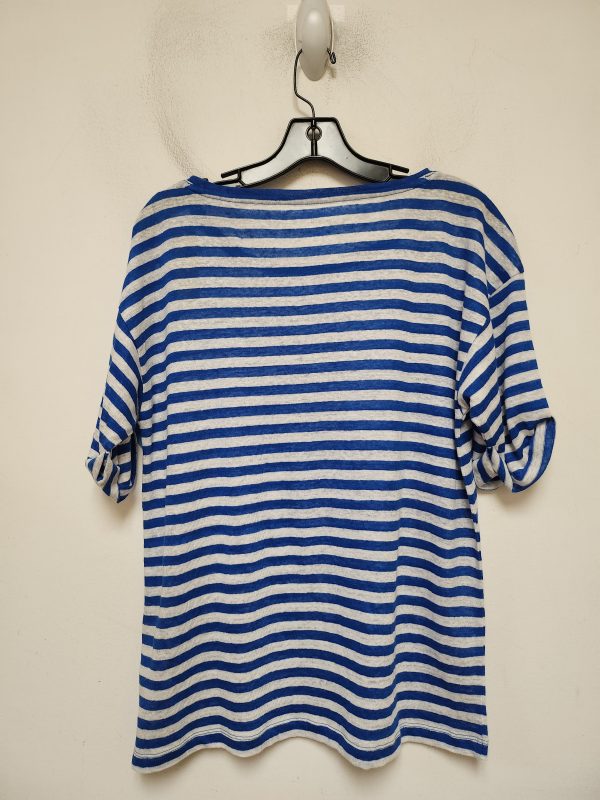 Top Short Sleeve Basic By J. Crew In Striped Pattern, Size: S For Cheap