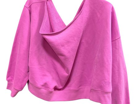 Athletic Sweatshirt Crewneck By Clothes Mentor In Pink, Size: 1x Hot on Sale