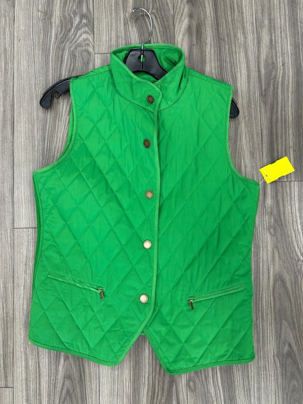 Vest Puffer & Quilted By Talbots In Green, Size: S Cheap