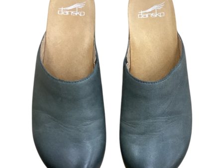 Shoes Heels Block By Dansko In Green, Size: 8 For Sale