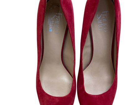 Shoes Heels Block By Franco Sarto In Red, Size: 11 Hot on Sale