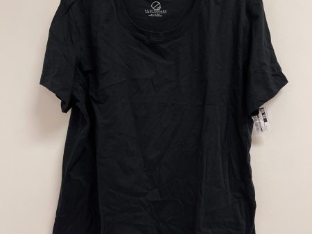 Top Short Sleeve By Clothes Mentor In Black, Size: 2x Online Sale