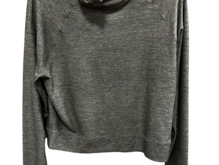 Athletic Top Long Sleeve Collar By Prana In Grey, Size: L Fashion