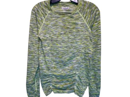 Athletic Top Long Sleeve Collar By Athleta In Green, Size: S Hot on Sale