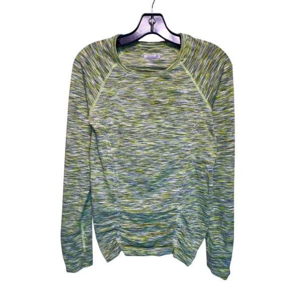 Athletic Top Long Sleeve Collar By Athleta In Green, Size: S Hot on Sale