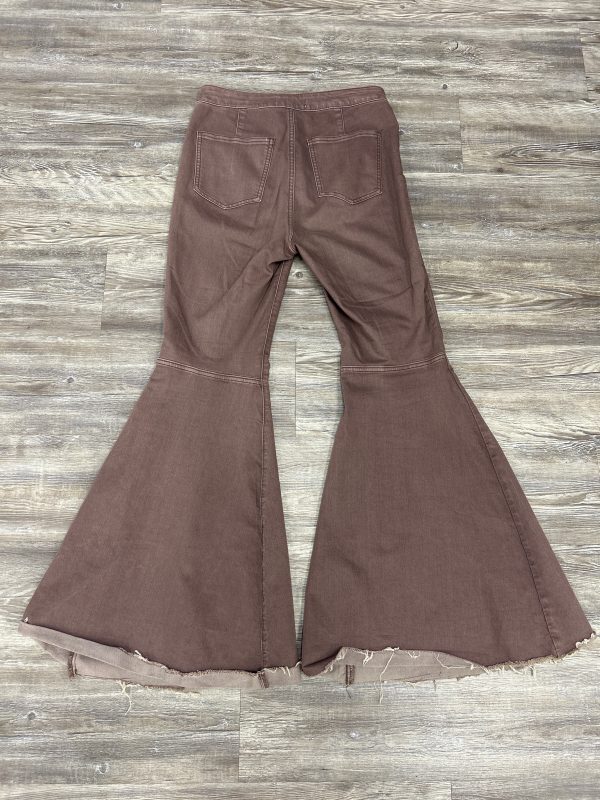 Pants Wide Leg By Free People In Brown, Size: 8 Online Sale