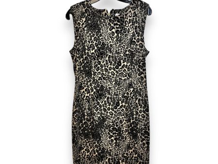 Dress Casual Midi By Calvin Klein In Animal Print, Size: 12 Online now