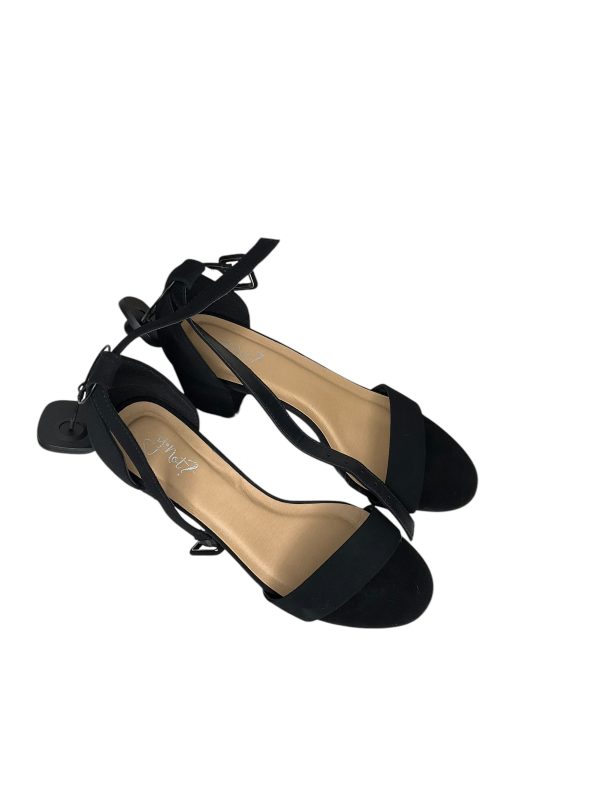 Shoes Heels Block By Clothes Mentor In Black, Size: 8.5 For Cheap