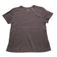 Top Short Sleeve Basic By Old Navy In Brown, Size: L For Discount