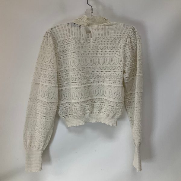 Top Long Sleeve By Zara In White, Size: S Online Hot Sale