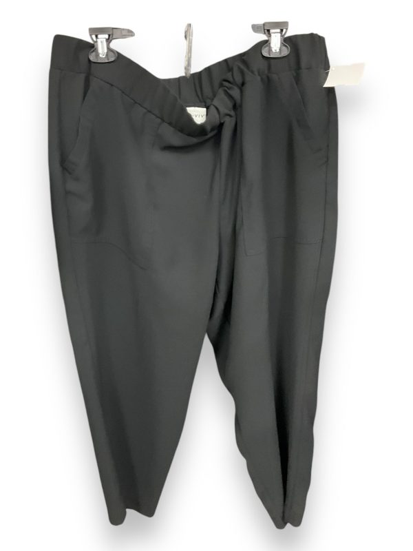 Pants Wide Leg By Ava & Viv In Black, Size: 2x Fashion