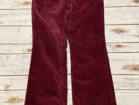 Pants Corduroy By Universal Thread In Maroon, Size: 4 Online Hot Sale