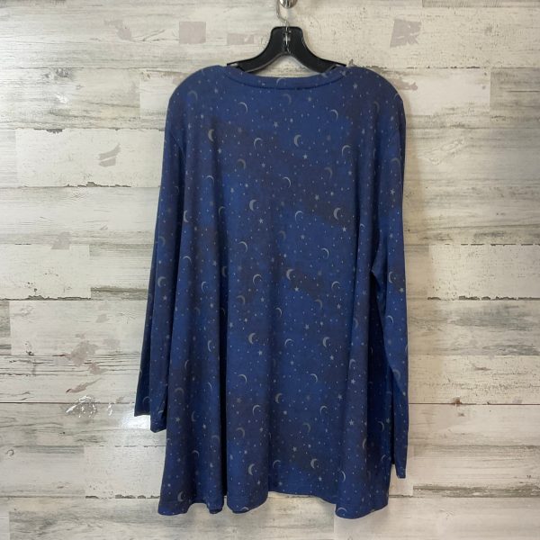 Top Long Sleeve By Coldwater Creek In Blue, Size: 3x Fashion