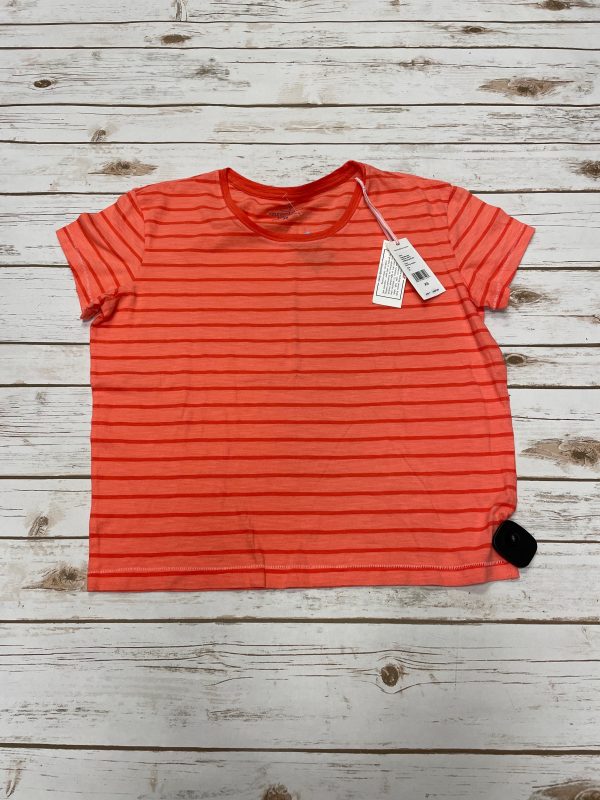 Top Short Sleeve By Vineyard Vines In Orange, Size: Xs Online now