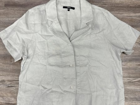 Top Short Sleeve By Quince In Grey, Size: M on Sale