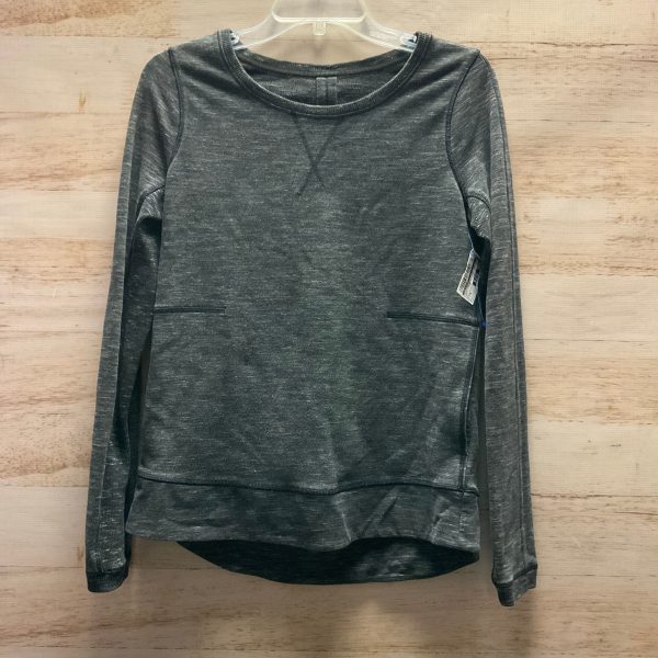 Athletic Sweatshirt Crewneck By Lululemon In Grey, Size: M For Discount