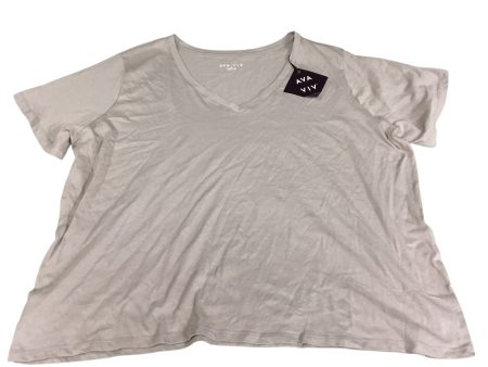 Top Short Sleeve By Ava & Viv In Purple, Size: 2x Hot on Sale