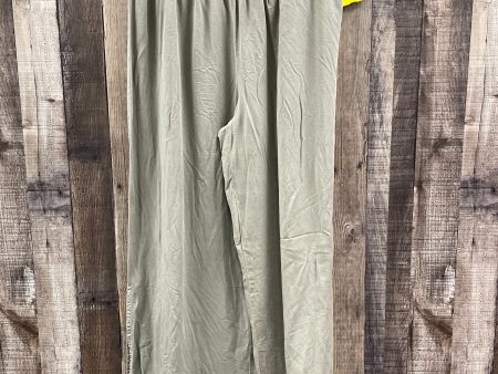 Pants Wide Leg By Versona In Green, Size: L Supply